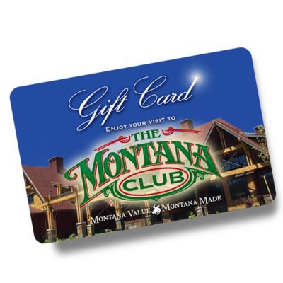 The Montana Club Gift Card