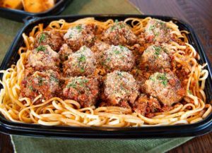 Spaghetti and Meatball Platter