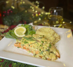 Creamy-Garlic-Dijon-Grilled-Salmon Creamy Garlic Dijon Grilled Salmon
